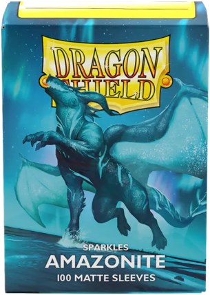 Dragon Shield: Matte Card Sleeves (100): Sparkles: Amazonite 