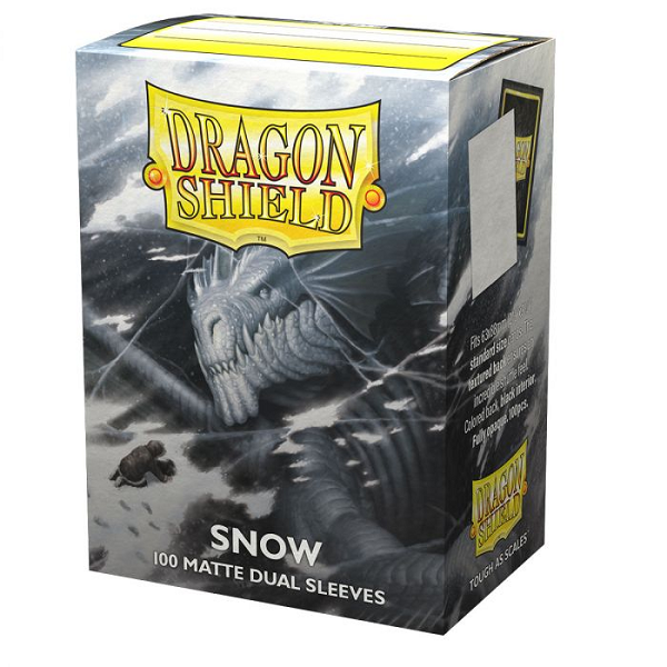 Dragon Shield: Matte Dual Card Sleeves (100): Snow 
