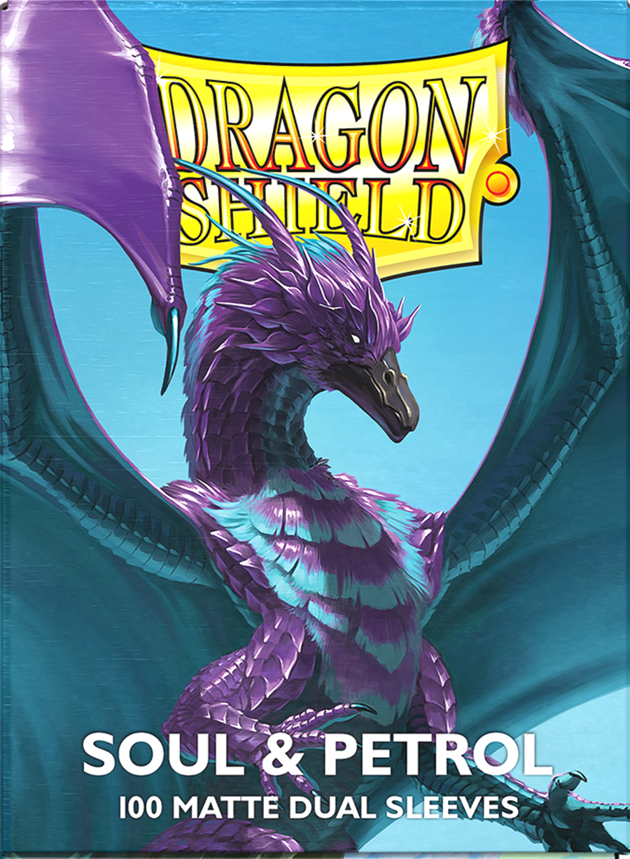 Dragon Shield: Matte Dual Card Sleeves (100): SOUL AND PETROL 