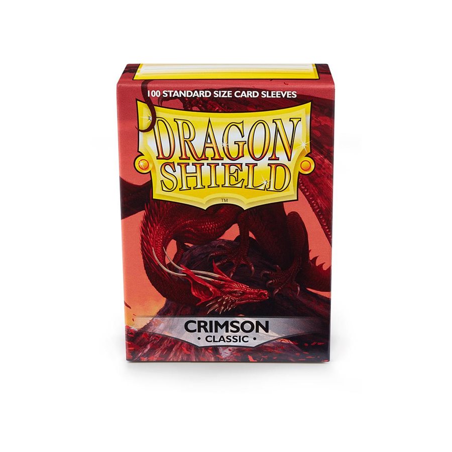 Dragon Shield - Standard Card Sleeves (100): Crimson 