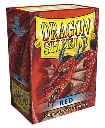 Dragon Shield - Standard Card Sleeves (100): Red 