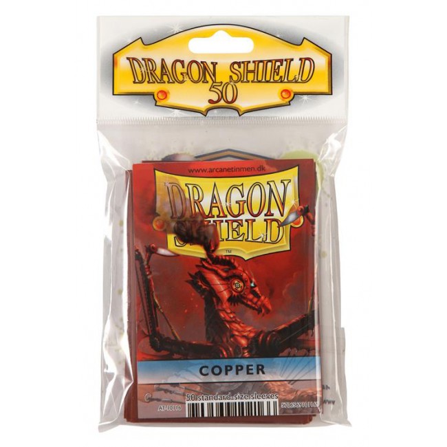 Dragon Shield: Standard Card Sleeves (50pk): Copper 