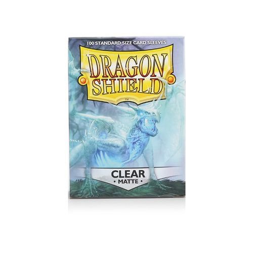 Dragon Shield: Matte Card Sleeves (100): Clear (DAMAGED) 