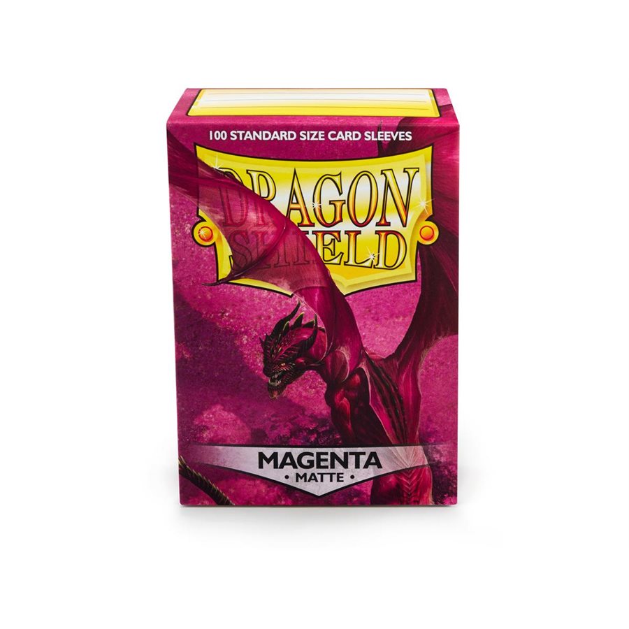 Dragon Shield: Matte Card Sleeves (100): Magenta 