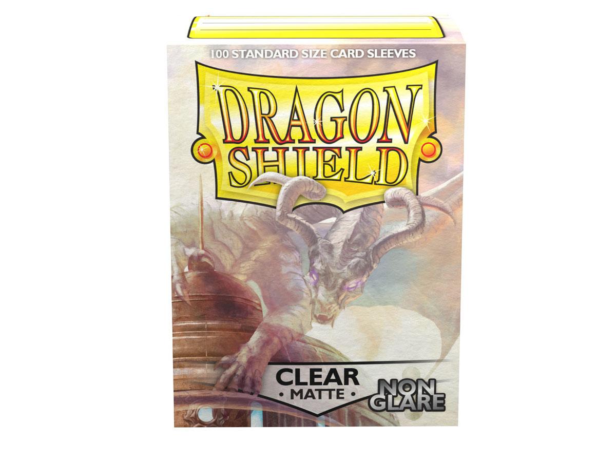 Dragon Shield: Matte Card Sleeves (100): Non-Glare Clear 