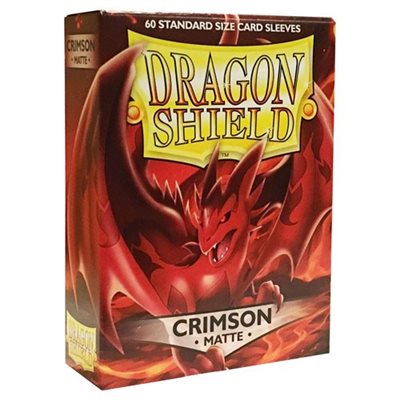 Dragon Shield: Matte Card Sleeves (60): Crimson 