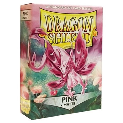 Dragon Shield: Matte Card Sleeves (60): Pink 