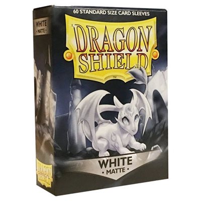Dragon Shield: Matte Card Sleeves (60): White 