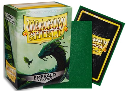 Dragon Shield: Matte Card Sleeves (100): Emerald 