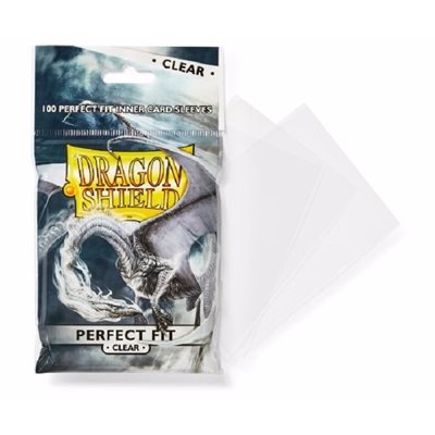Dragon Shield: Perfect Fit Sleeves (100): Clear 