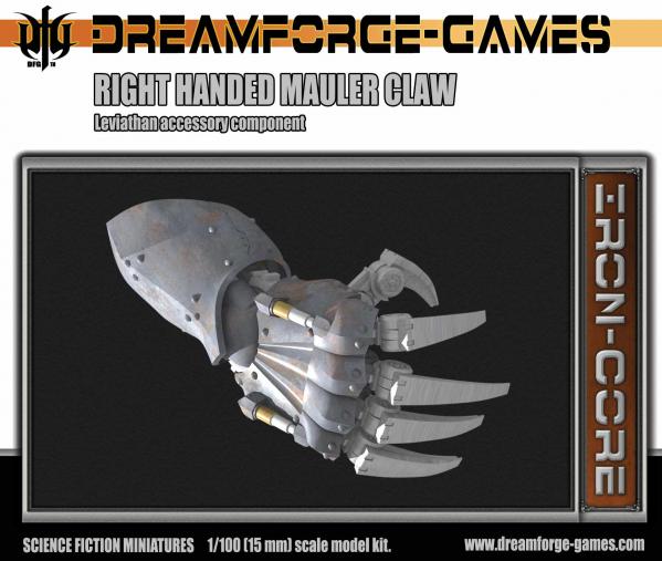 Dreamforge Games: Leviathan (15mm Version)- Right Handed Mauler Claw 