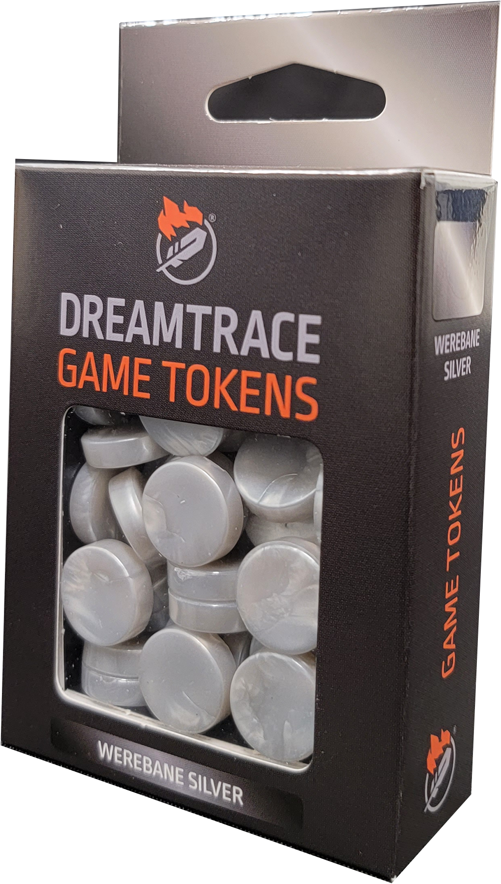 Dreamtrace Gaming Tokens: Werebane Silver 