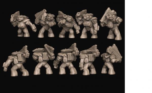Dropzone Commander: Shaltari Tribes: Pungari Auxiliaries (DropFleet Commander) 