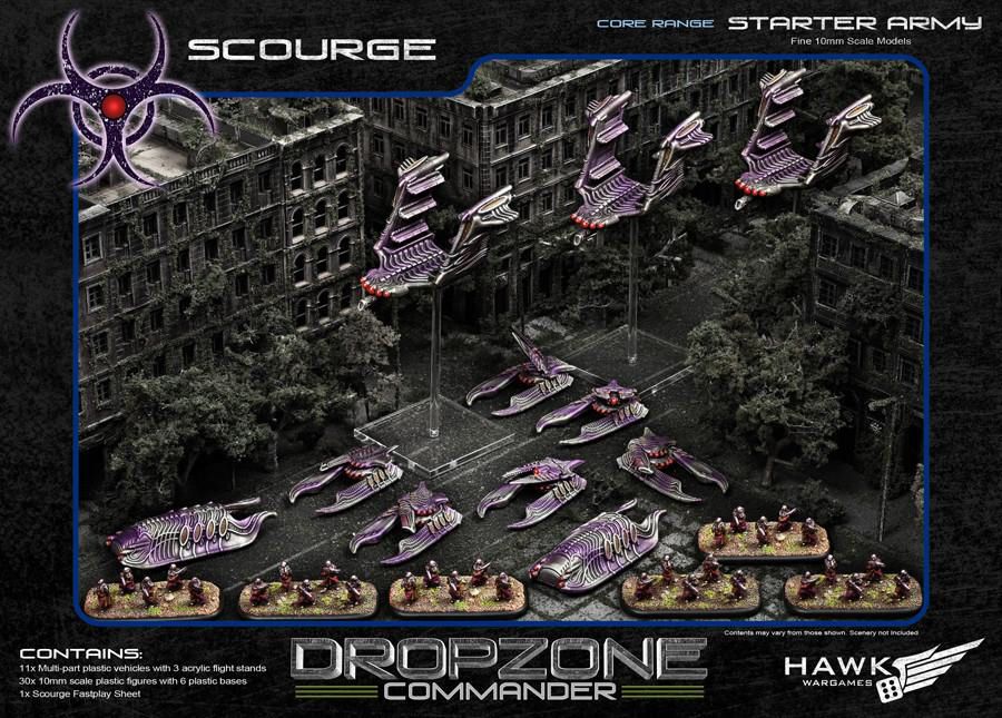 Dropzone Commander: The Scourge: PLASTIC Starter Army Box (DropFleet Commander) 