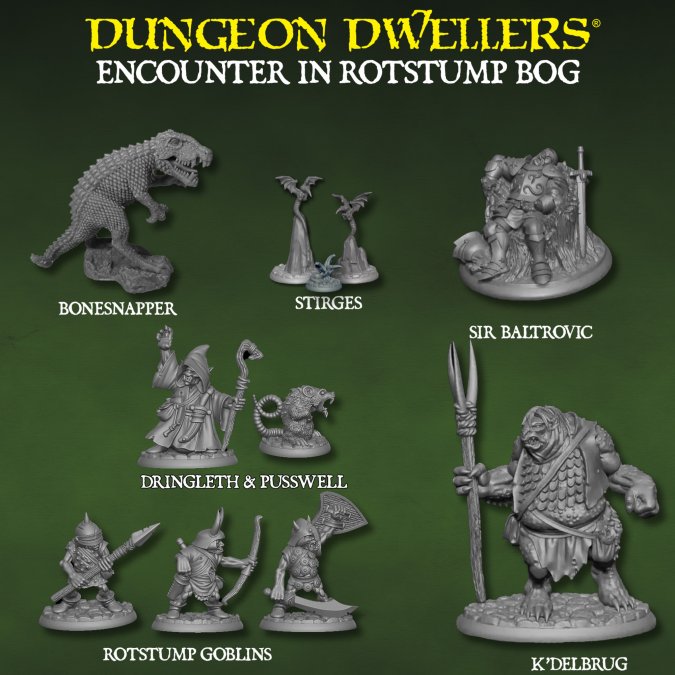 Dungeon Dwellers: Encounter in the Rotstump Bog 