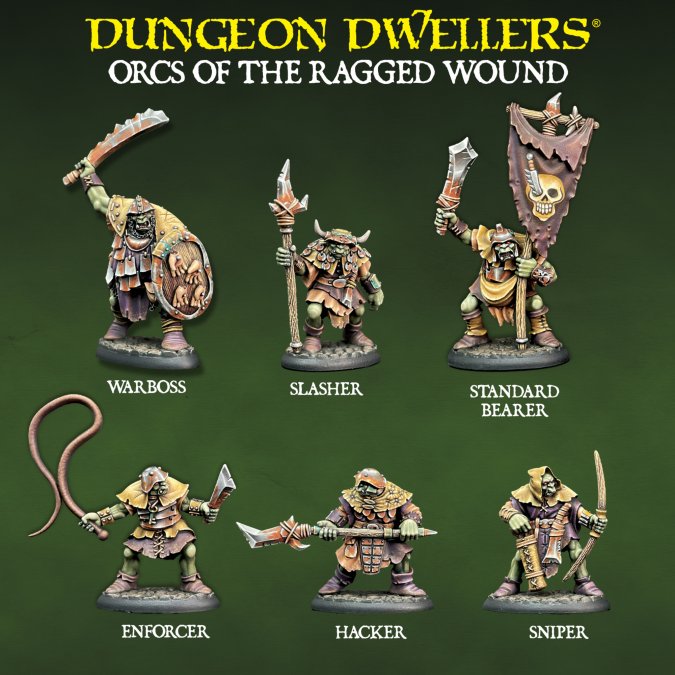 Dungeon Dwellers: Orcs of the Ragged Wound Deluxe Boxed Set 