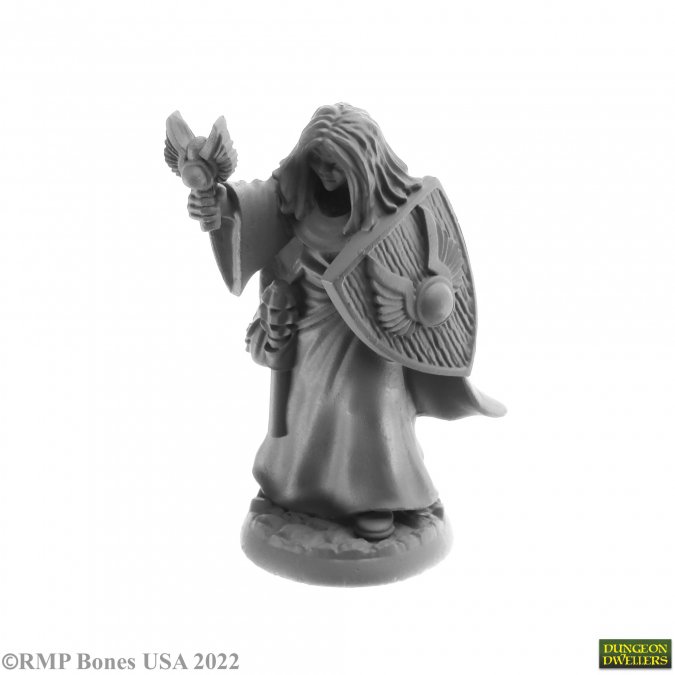Dungeon Dwellers: Thess Ironfaith, Female Cleric 