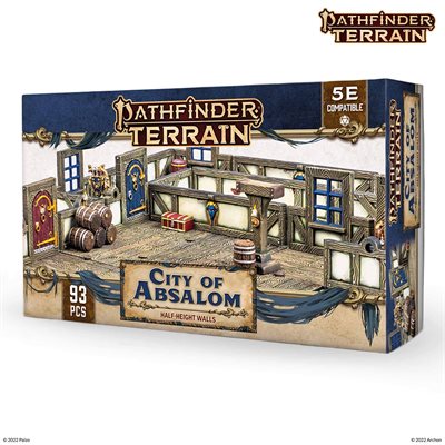 Dungeons & Lasers: Half-Height Walls: Pathfinder Terrain: City of Absalom 