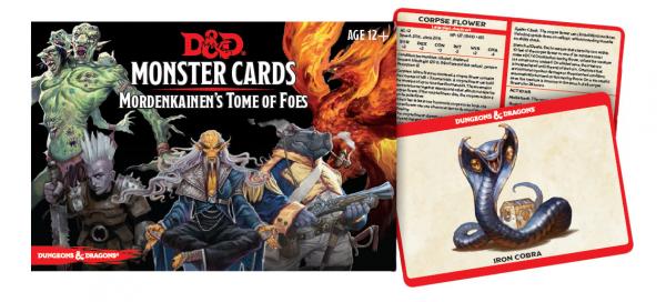 Dungeons & Dragons (5th Edition): Monster Cards: Mordekainens Tome of Foes 