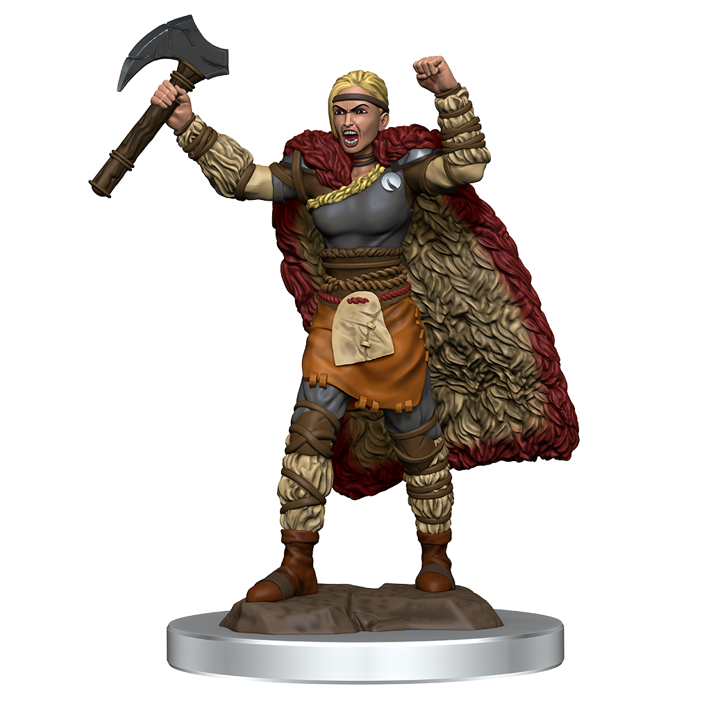 Dungeons & Dragons: Icons of the Realms: Premium Figures: Female Human Barbarian 