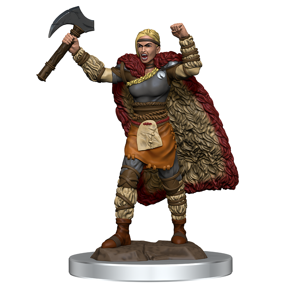 Dungeons & Dragons: Icons of the Realms: Premium Figures: Female Human Barbarian 