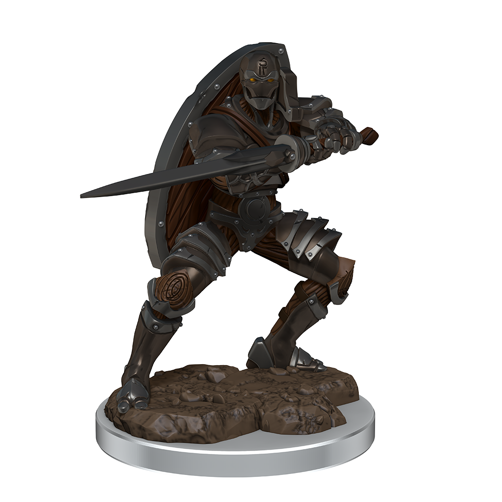 Dungeons & Dragons: Icons of the Realms: Premium Figures: Male Warforged Fighter 
