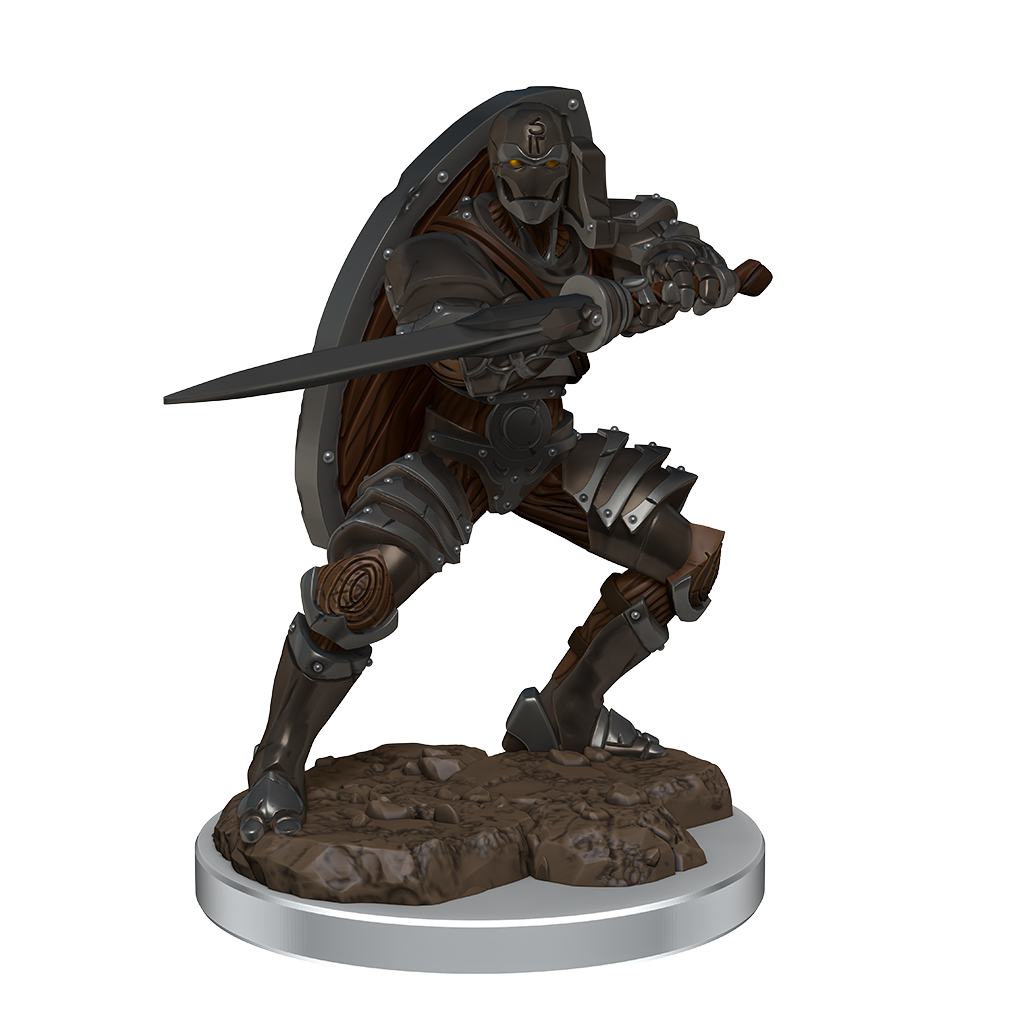 Dungeons & Dragons: Icons of the Realms: Premium Figures: Male Warforged Fighter 