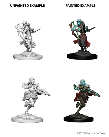 Dungeons & Dragons Nolzur’s Marvelous Miniatures: Air Genasi Rogue (Female) 