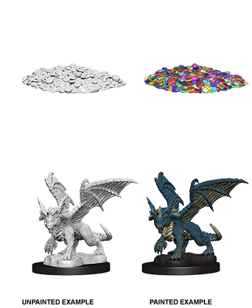 Dungeons & Dragons Nolzur’s Marvelous Miniatures: Blue Dragon Wyrmling  
