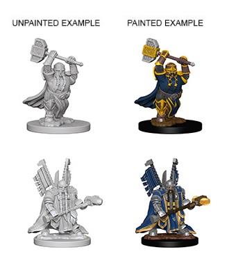 Dungeons & Dragons Nolzur’s Marvelous Miniatures: Dwarf Paladin (Male) 