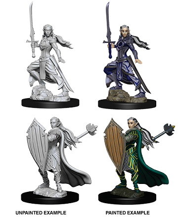 Dungeons & Dragons Nolzur’s Marvelous Miniatures: Female Elf Paladin 