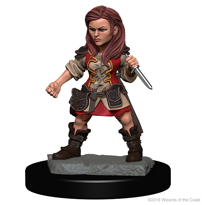 Dungeons & Dragons Nolzur’s Marvelous Miniatures: Halfling Rogue Female 