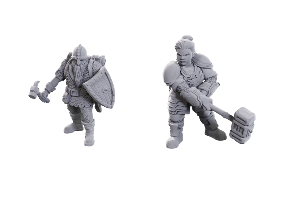 Dungeons & Dragons Nolzur’s Marvelous Miniatures: Limited Edition 50th Anniversary: Dwarves 