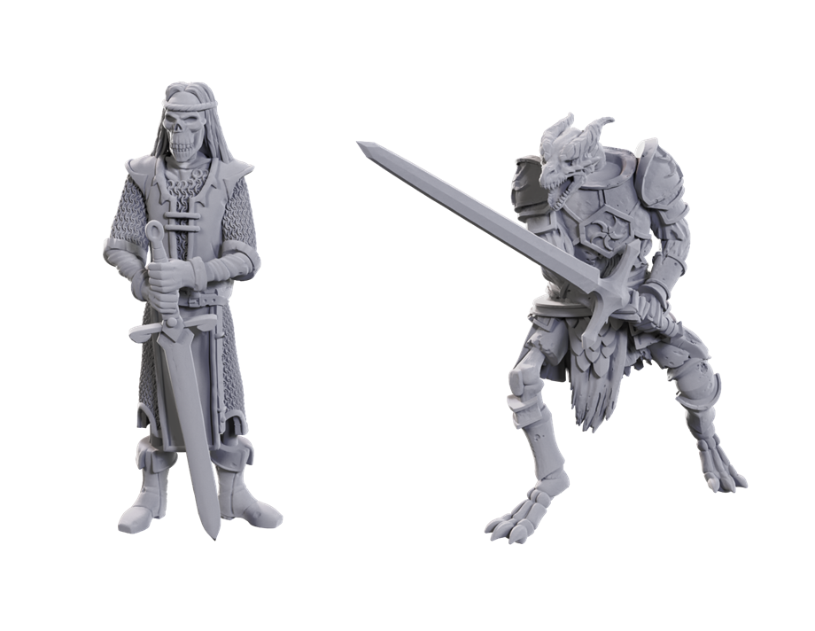 Dungeons & Dragons Nolzur’s Marvelous Miniatures: Limited Edition 50th Anniversary: Skeleton Knights 