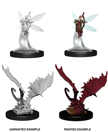 Dungeons & Dragons Nolzur’s Marvelous Miniatures: Sprite and Pseudodragon 