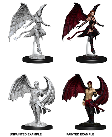 Dungeons & Dragons Nolzur’s Marvelous Miniatures: Succubus and Incubus  