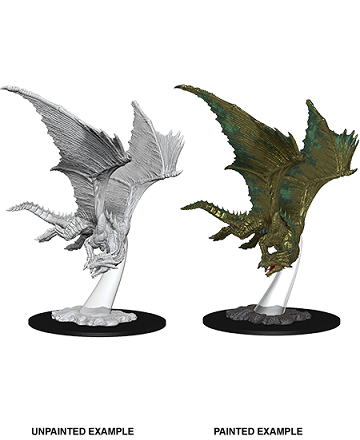Dungeons & Dragons Nolzur’s Marvelous Miniatures: Young Bronze Dragon 