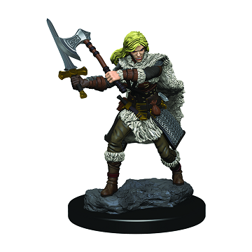 Dungeons & Dragons Premium Figures: HUMAN FEMALE BARBARIAN 