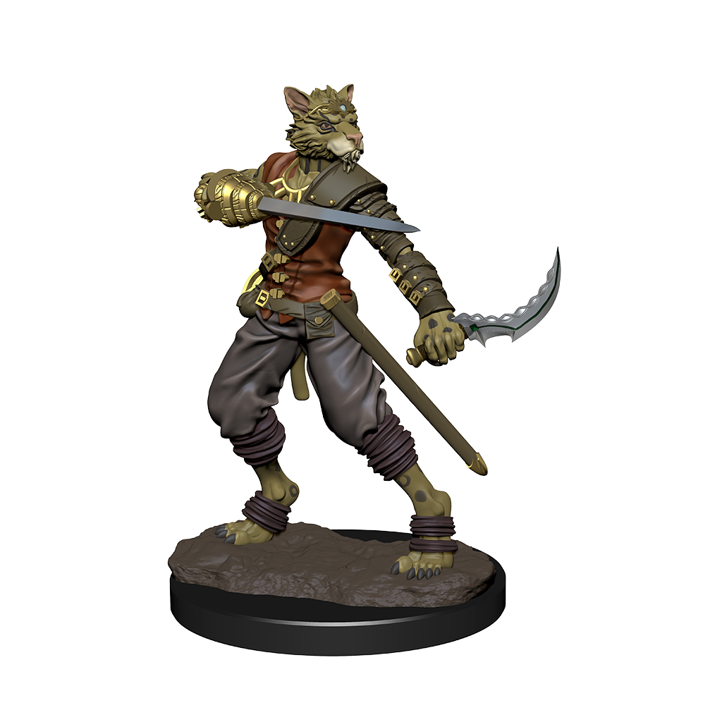 Dungeons & Dragons Premium Figures: TABAXI ROGUE MALE 