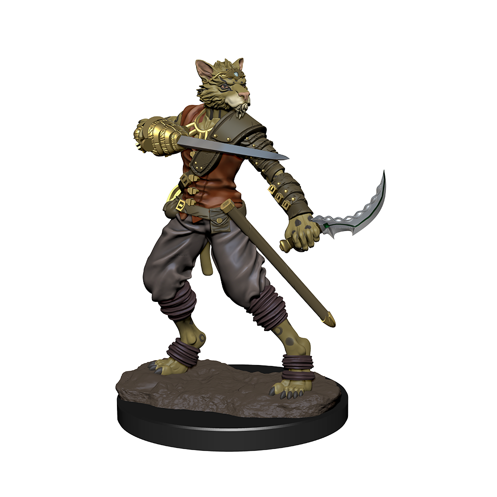 Dungeons & Dragons Premium Figures: TABAXI ROGUE MALE 