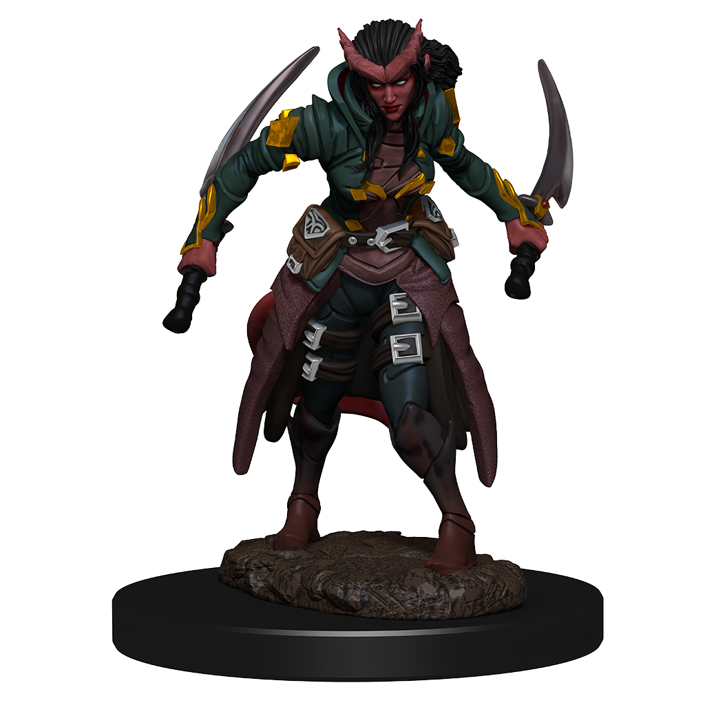 Dungeons & Dragons Premium Figures: TIEFLING ROGUE FEMALE 