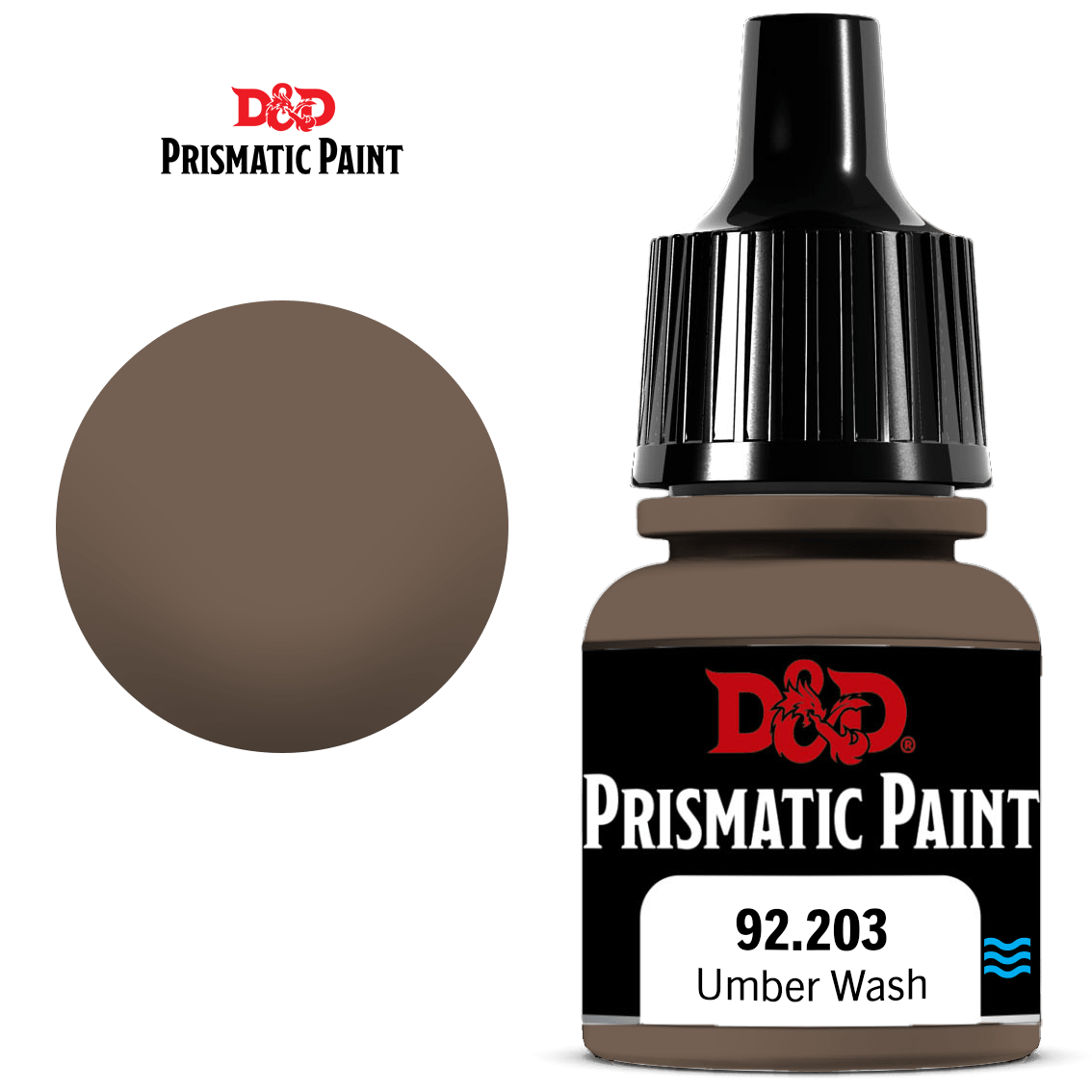 Dungeons & Dragons: Prismatic Paint: Umber (Wash) 