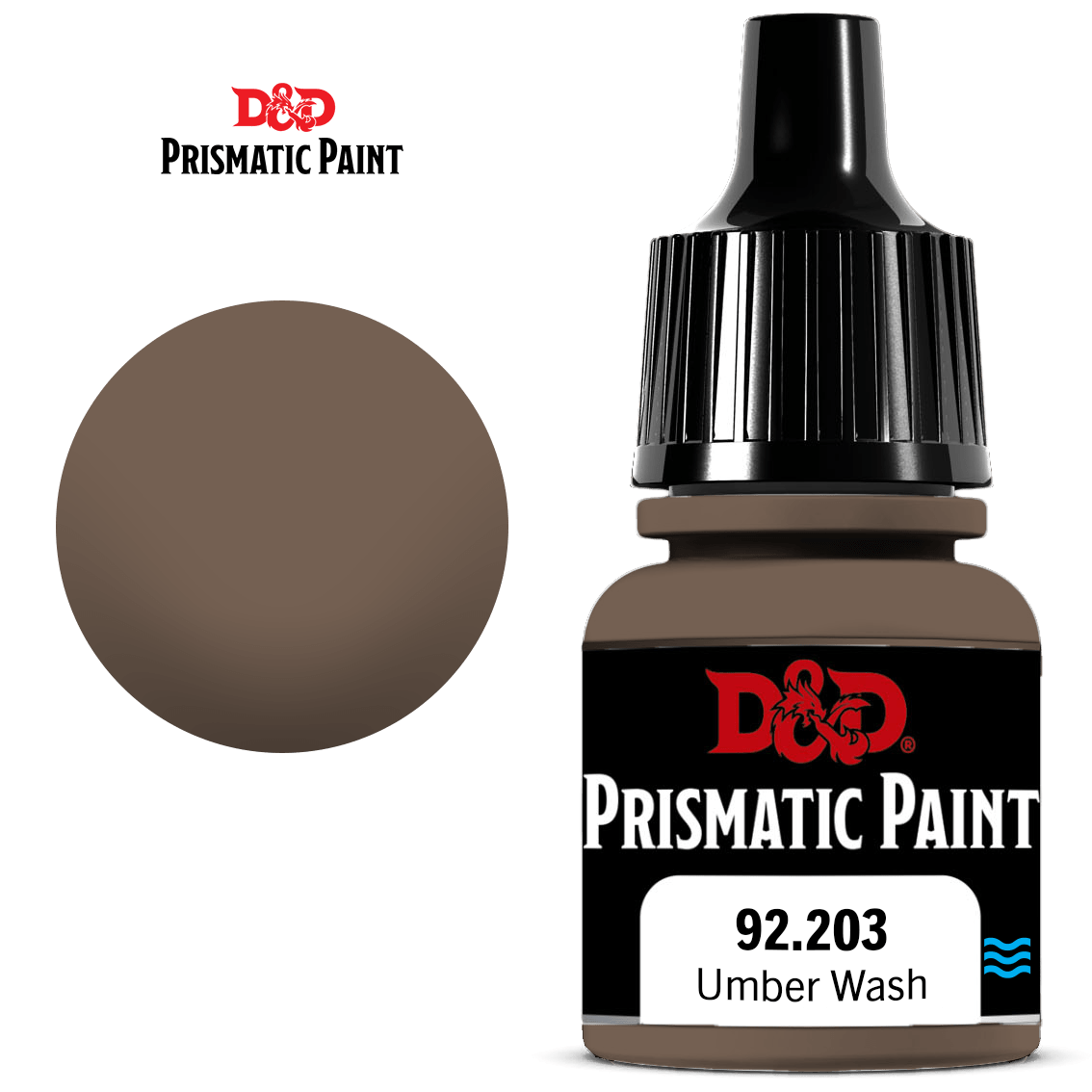 Dungeons & Dragons: Prismatic Paint: Umber (Wash) 