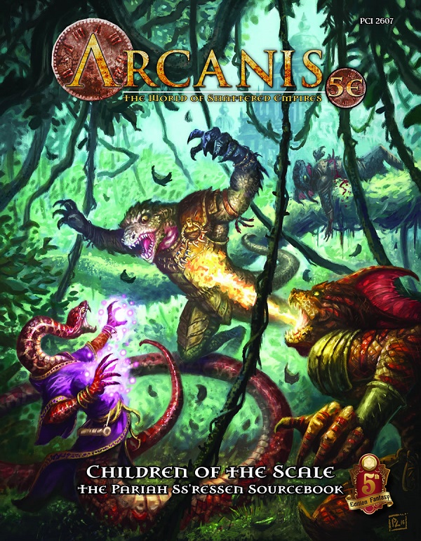 Arcanis (5E): Children of the Scale - The Pariah Ssressen Sourcebook 