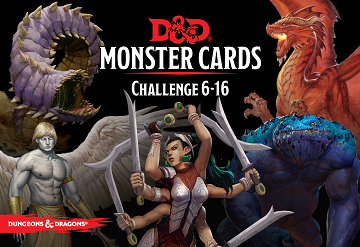 Dungeons & Dragons (5th Ed.):  MONSTER CARDS: CHALLENGE 6-16 