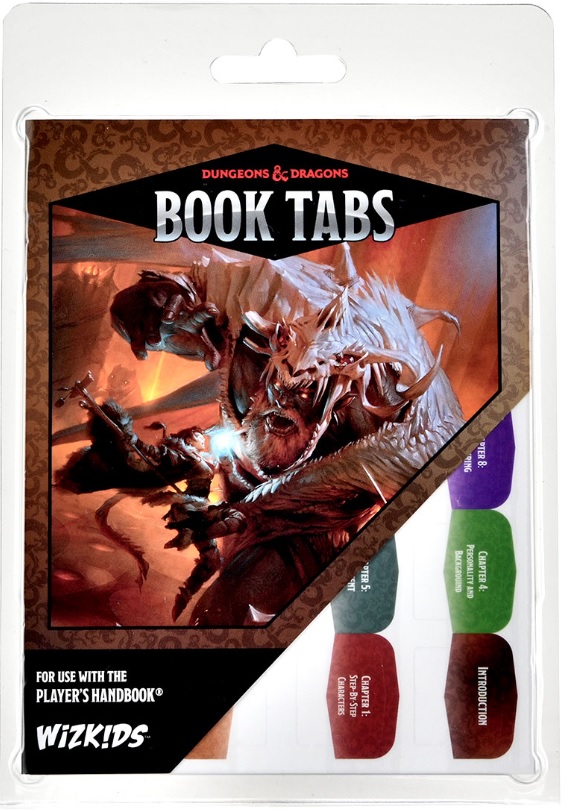 Dungeons & Dragons (5th Ed.): Player’s Handbook Book Tabs  