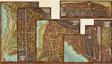 Dungeons & Dragons (5th Ed.): Waterdeep Wards Map Set 
