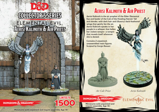 Dungeons & Dragons Collectors Series: Aerisi Kalinith & Air Priest 