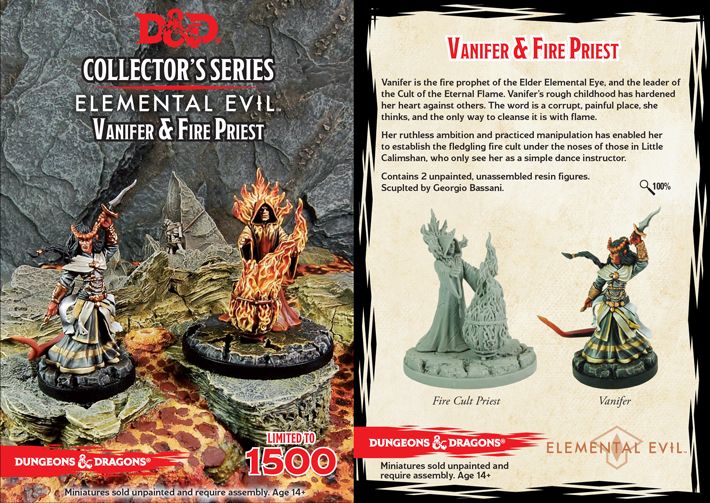 Dungeons & Dragons Collectors Series: Vanifer & Fire Priest 