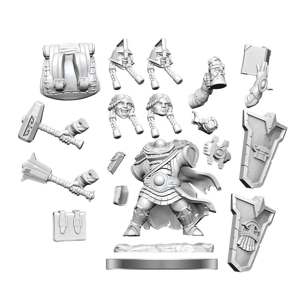 Dungeons & Dragons: Frameworks: Dwarf Cleric Female 